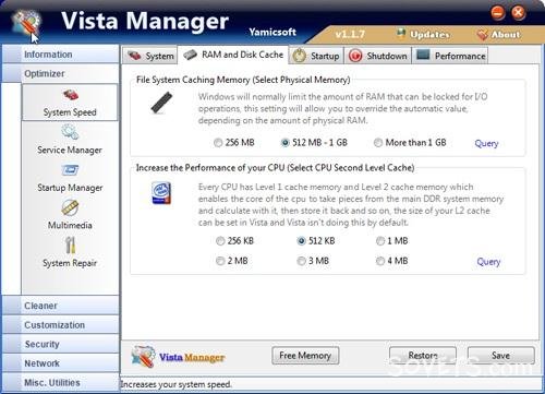 ������� Ram and Disk Cache